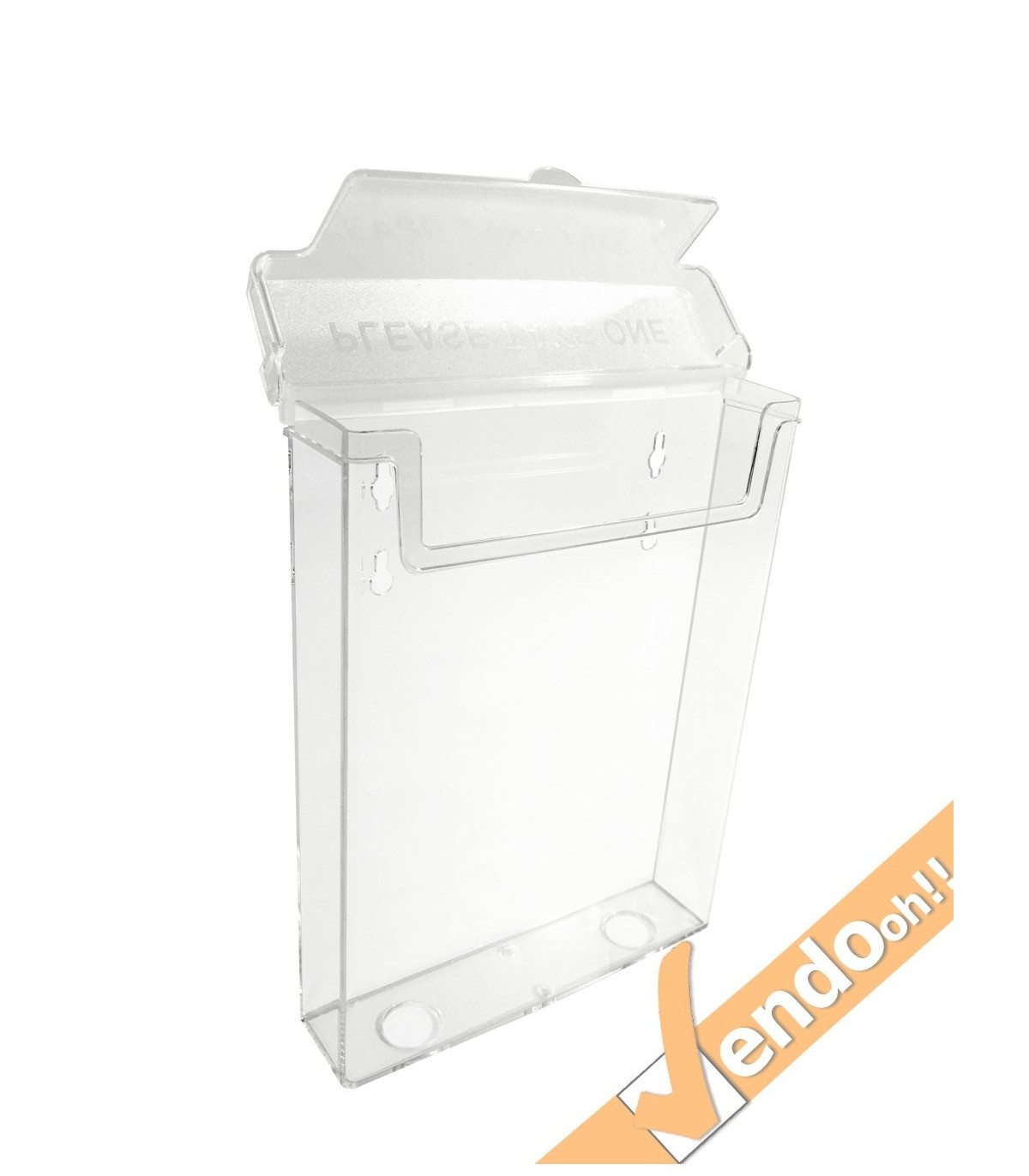 ESPOSITORE PORTA DEPLIANT PUBBLICITA' DA APPENDERE A MURO PARETE NEGOZIO PDP102