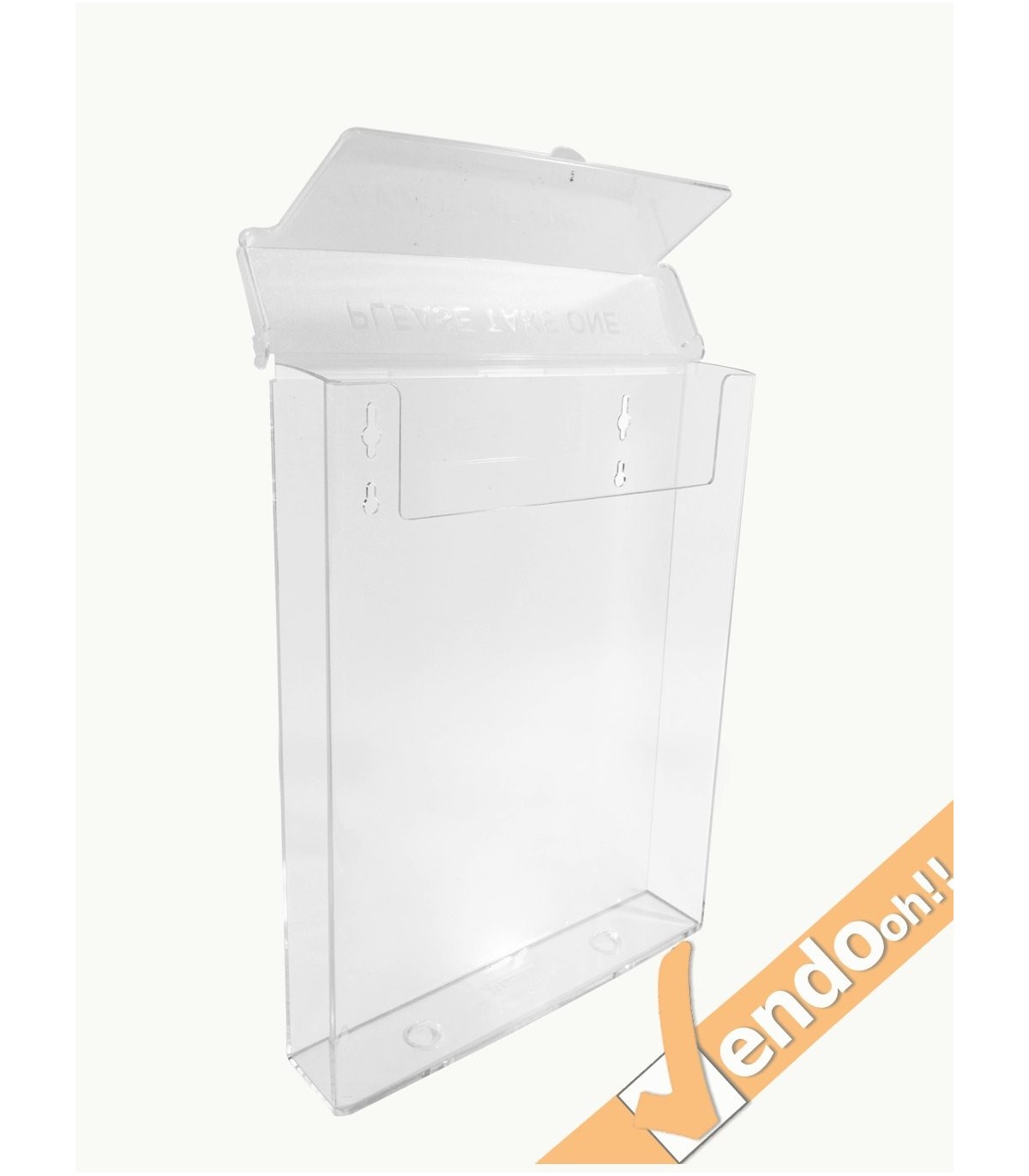 ESPOSITORE PORTA DEPLIANT PUBBLICITA' DA APPENDERE A MURO PARETE NEGOZIO PDP102