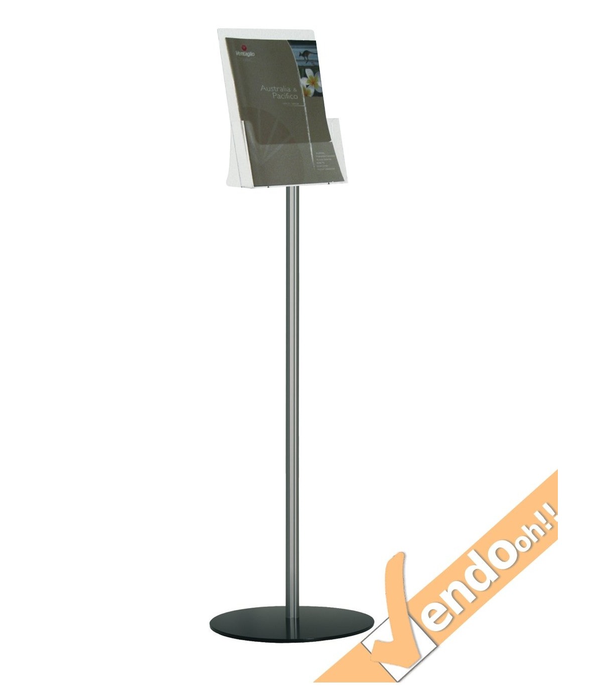 RICAMBIO IN PLEXIGLASS PER ESPOSITORE A4 DA PAVIMENTO DEPLIANT LOCANDINE BROCHURE SLV05-TSC