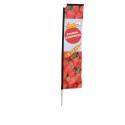 Bandiera a PIUMA "Linea Eco" altezza 280 cm
