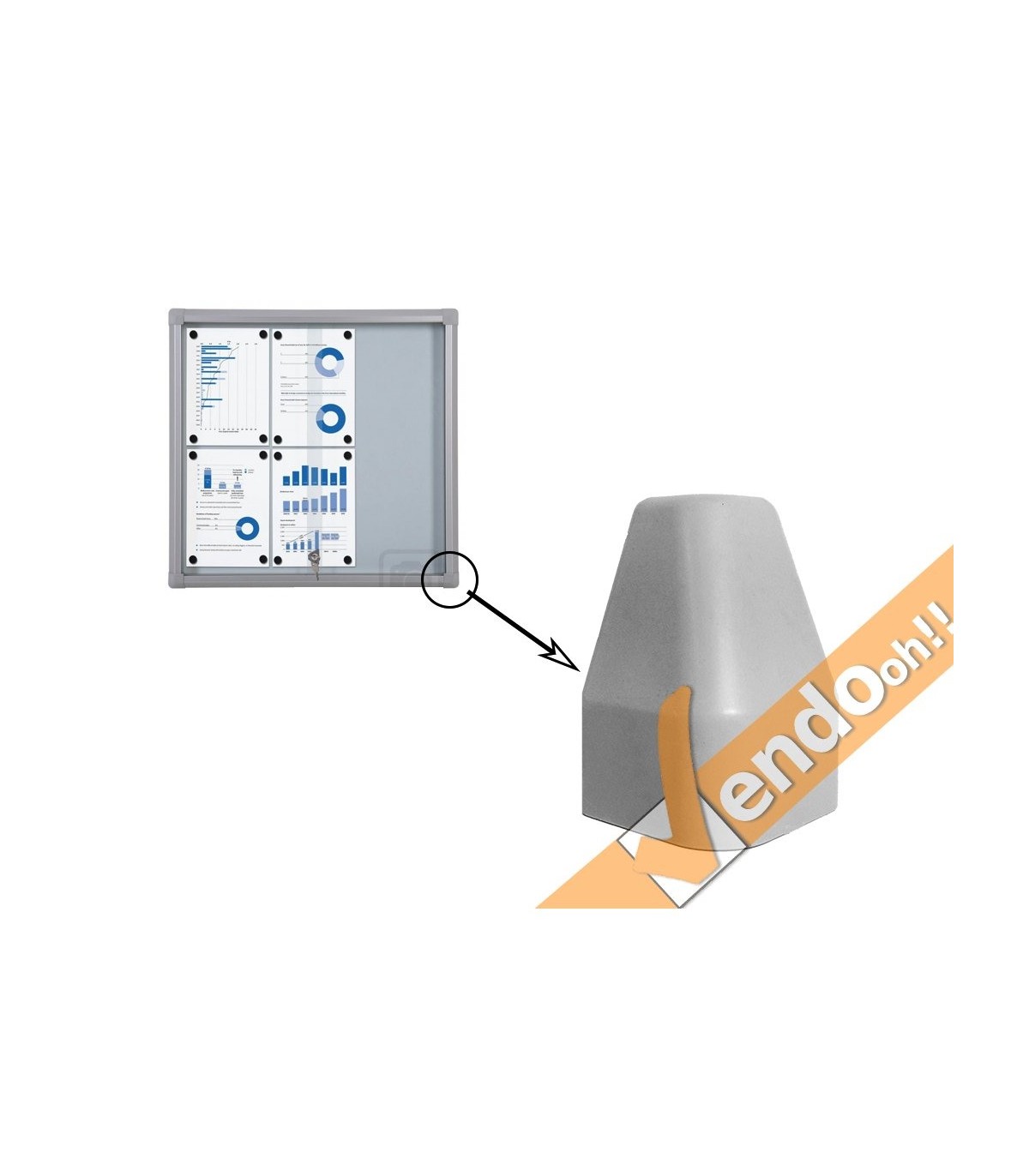 BACHECA MAGNETICA SCRIVIBILE CON ANTE F.TO 6XA4 8XA4 9XA4 12XA4 15XA4 21XA4 24XA