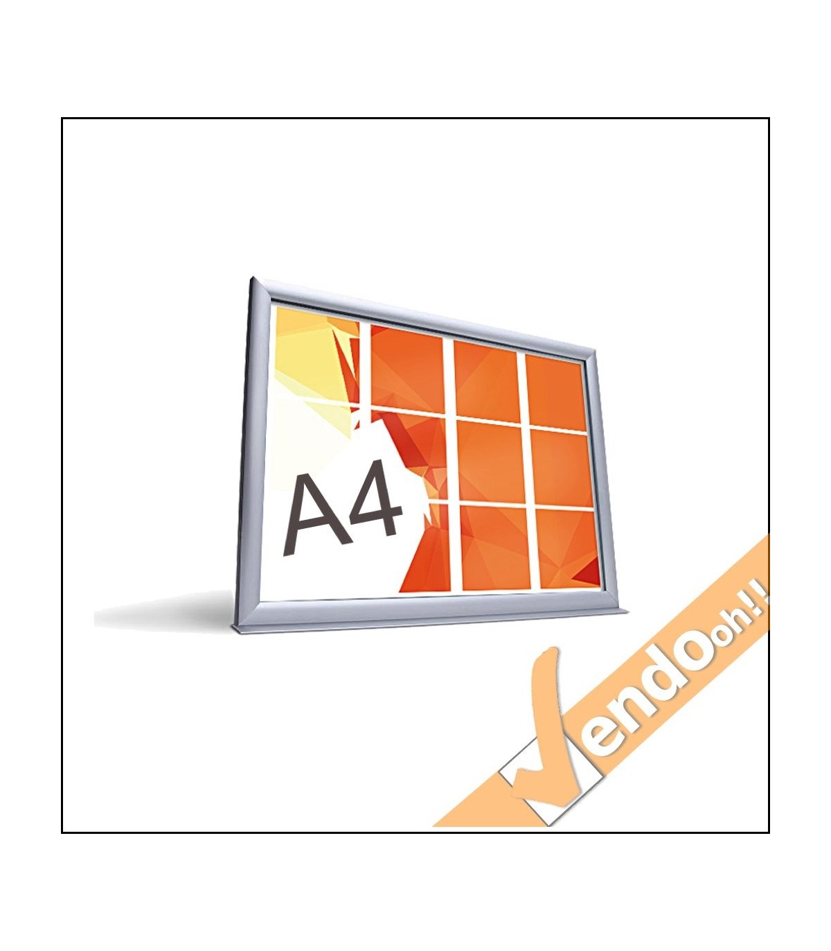 CORNICE ESPOSITIVA PUBBLICITARIA 140x100 DA MURO UFFICIO NEGOZIO AGENZIA CRPT07