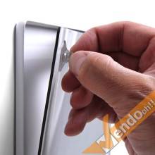 CORNICE ESPOSITIVA PUBBLICITARIA 140x100 DA MURO UFFICIO NEGOZIO AGENZIA CRPT07