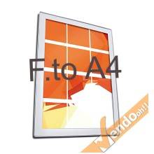 CORNICE ESPOSITIVA PUBBLICITARIA 140x100 DA MURO UFFICIO NEGOZIO AGENZIA CRPT07