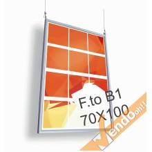 CORNICE ESPOSITIVA PUBBLICITARIA 140x100 DA MURO UFFICIO NEGOZIO AGENZIA CRPT07