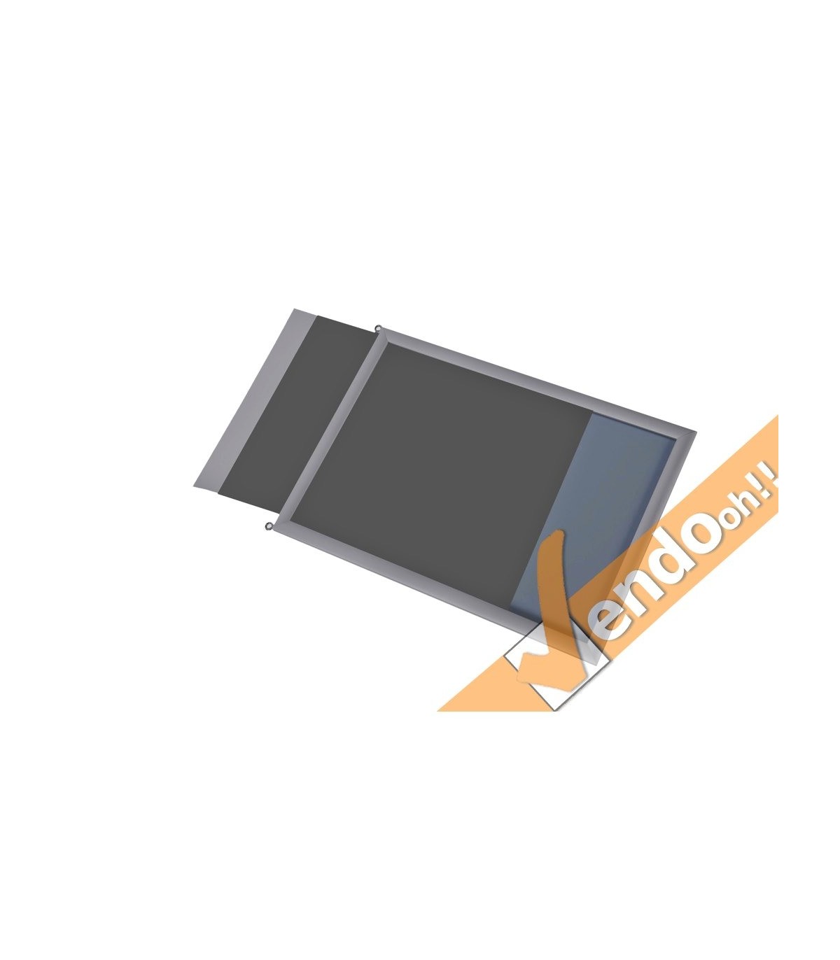 CORNICE ESPOSITIVA PUBBLICITARIA 140x100 DA MURO UFFICIO NEGOZIO AGENZIA CRPT07