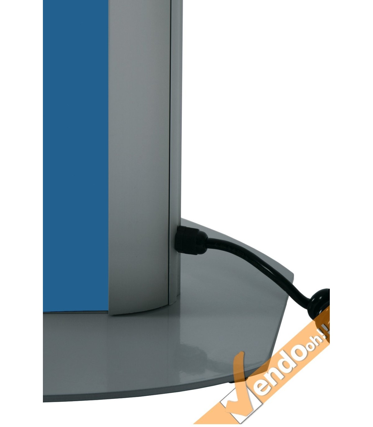 TOTEM PUBBLICITARIO RETRO ILLUMINATO COLONNA LUMINOSA BIFACCIALE LUCE INTERNA