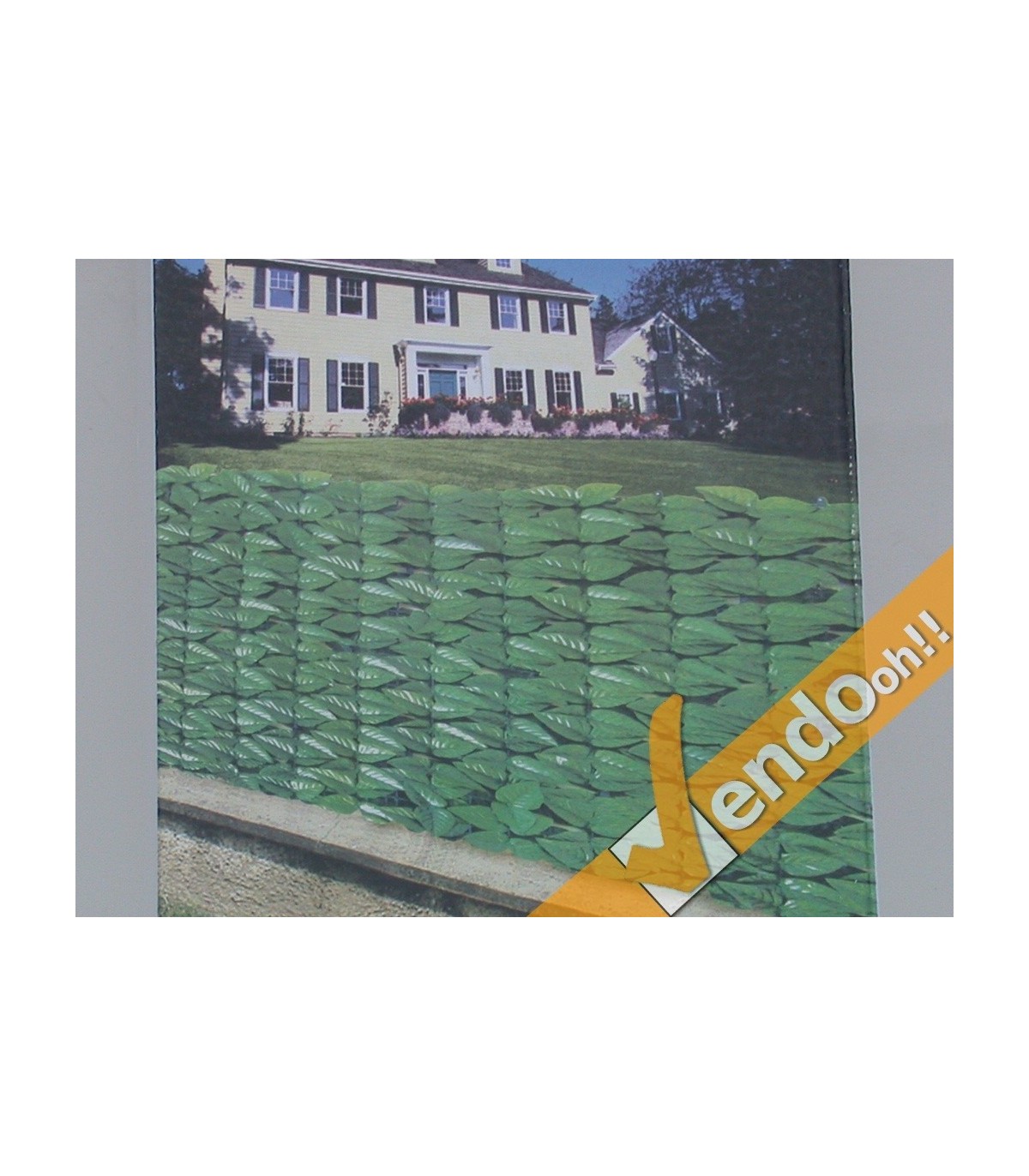 SIEPE FOGLIE SEMPRE VERDE ARTIFICIALE MATERIALE PLASTICA GARANTITA 2 ANNI 1X3 M