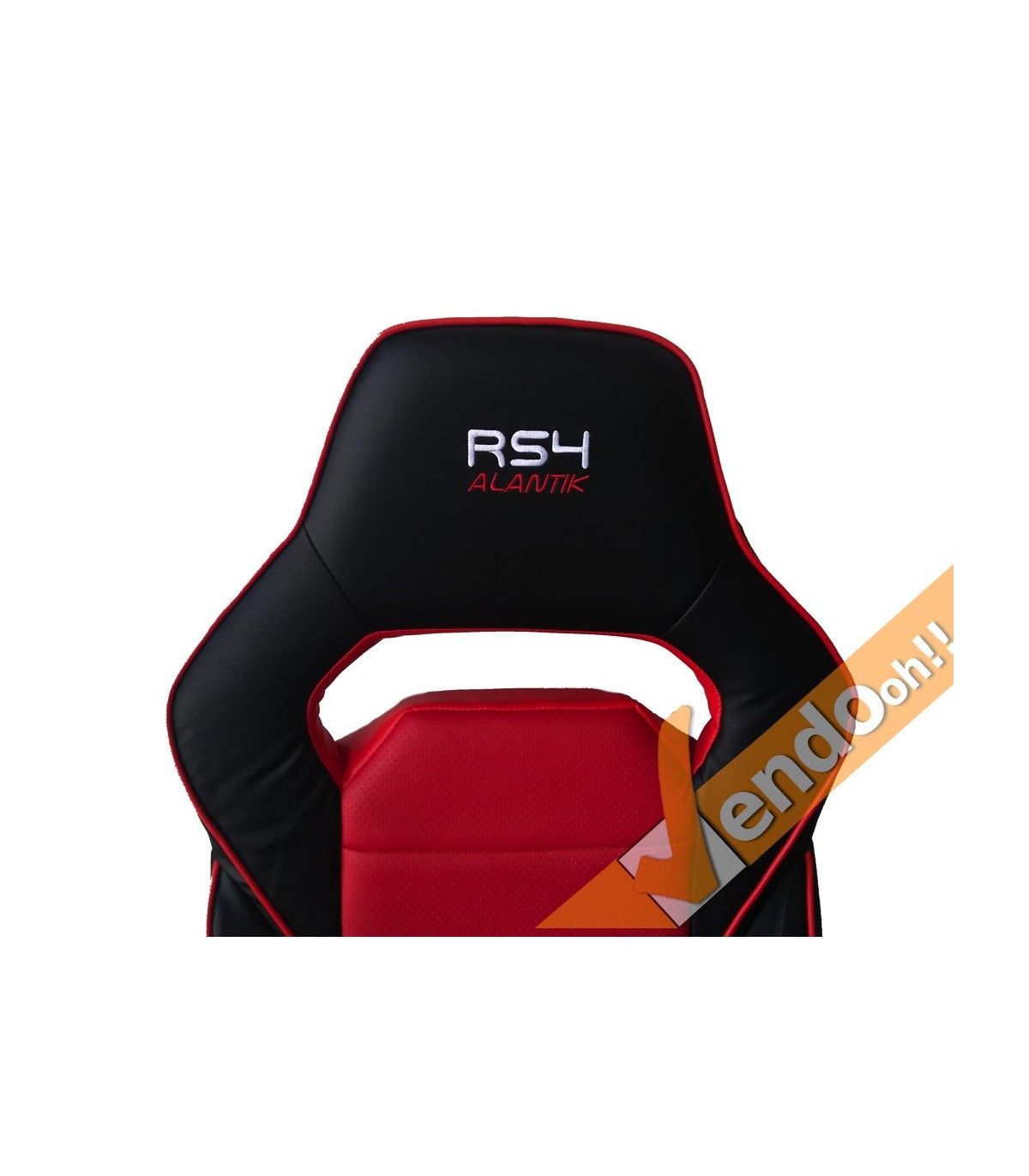POLTRONA DA UFFICIO ROSSO E NERA SEDILE GAMING SPORTIVO REGOLABILE CON RUOTE
