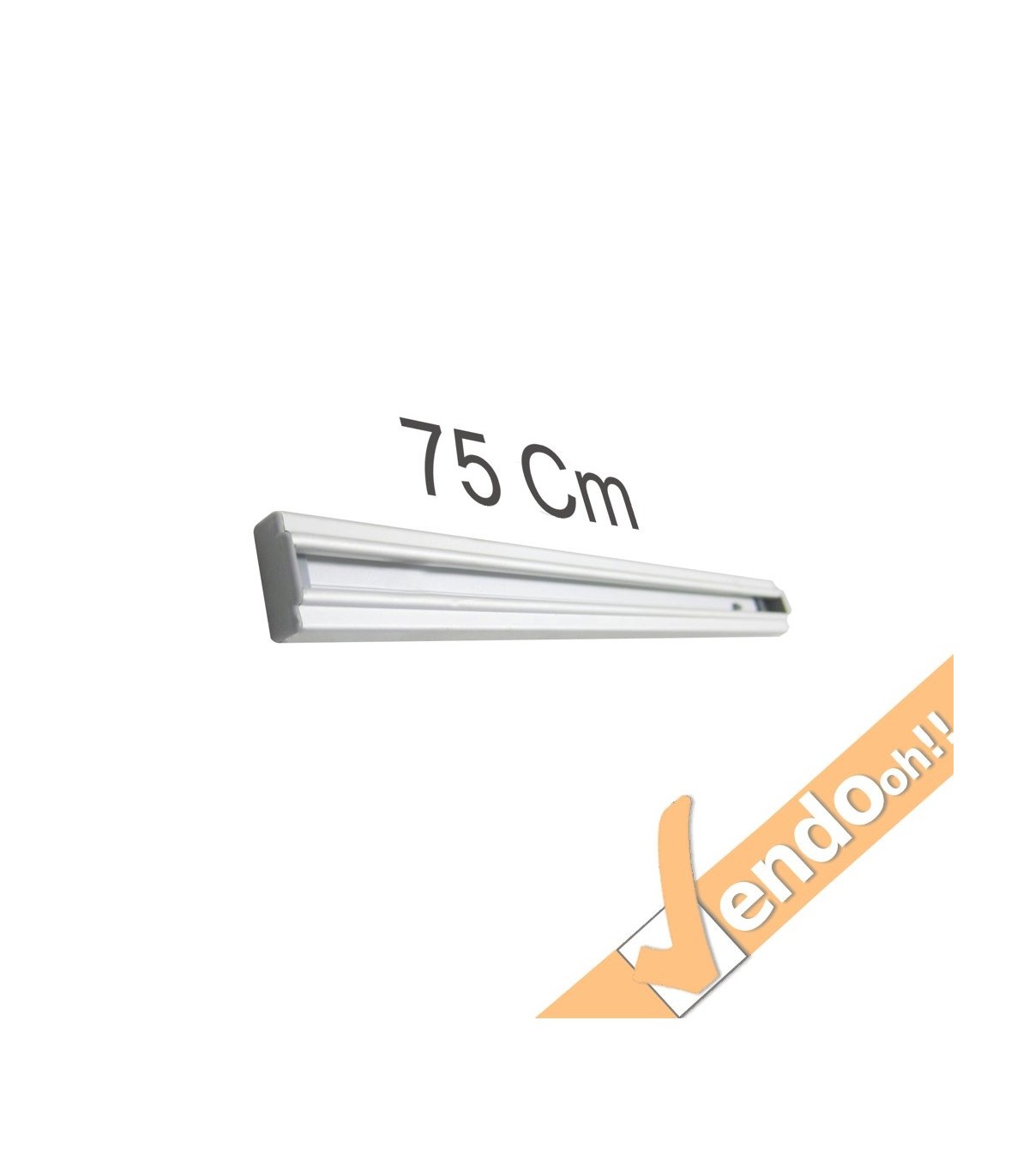 BARRA PER ESPOSITORI DA PARETE F.TO A4 A5 1/3 DI A4 BINARIO GUIDA VARIE MISURE