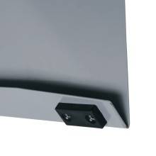 BASE 60 CM IN METALLO PER TOTEM PUBBLICITARIO BIFACCIALE ESPOSITORE DA PAVIMENTO