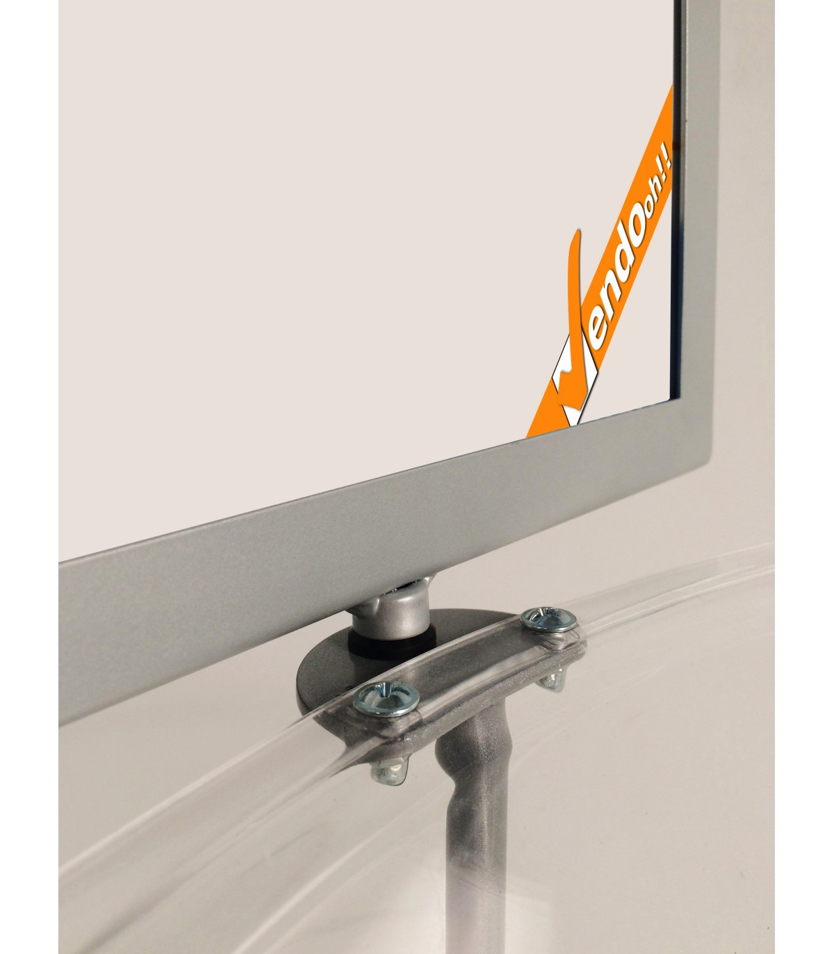 ESPOSITORE CESTO CESTONE TRASPARENTE BANCARELLA DA PAVIMENTO PORTA COMUNICAZIONE