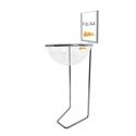 ESPOSITORE DEPLIANT RIVISTE A4 DA PAVIMENTO LEGGIO UFFICIO NEGOZIO AGENZIA SLV01
