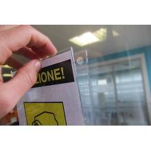 PORTA AVVISI TARGA ADESIVO DA PARETE MURO VETRINA UFFICIO NEGOZIO VARIE MISURE