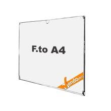 PORTA AVVISI TARGA ADESIVO DA PARETE MURO VETRINA UFFICIO NEGOZIO VARIE MISURE