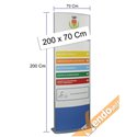 SERVIZIO DI STAMPA PER TOTEM ESPOSITORE BIFACCIALE TIS002