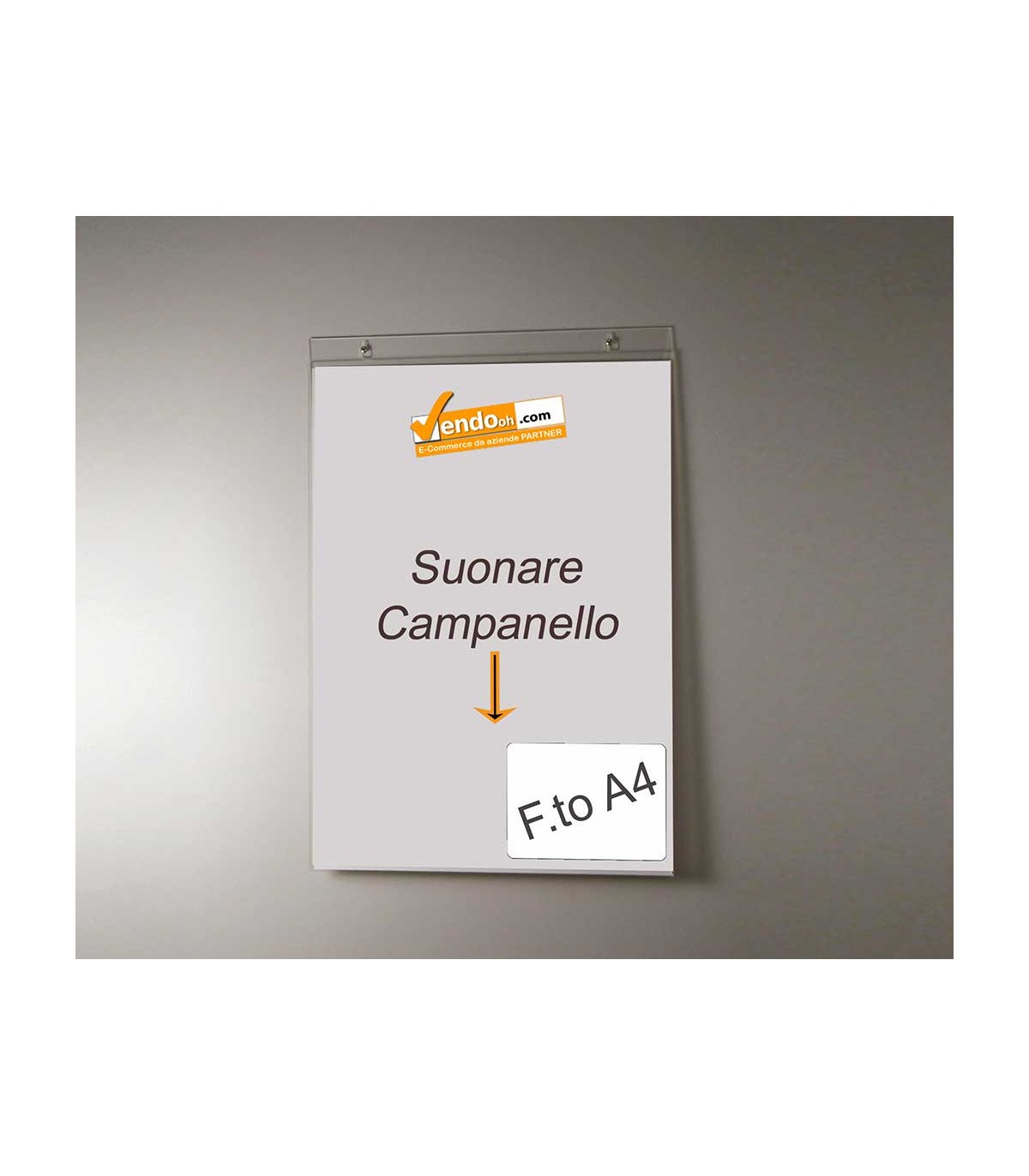 PORTA AVVISI TARGA CON FORI DA PARETE MURO UFFICIO NEGOZIO AZIENDA VARIE MISURE