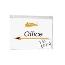 PORTA AVVISI TARGA CON FORI DA PARETE MURO UFFICIO NEGOZIO AZIENDA FORMATO 50X70 ORIZZONTALE