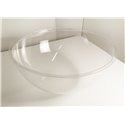 CESTO A MEZZA SFERA IN PLEXIGLASS DIAMETRO 50 CM RICAMBIO BANCARELLA DSK013