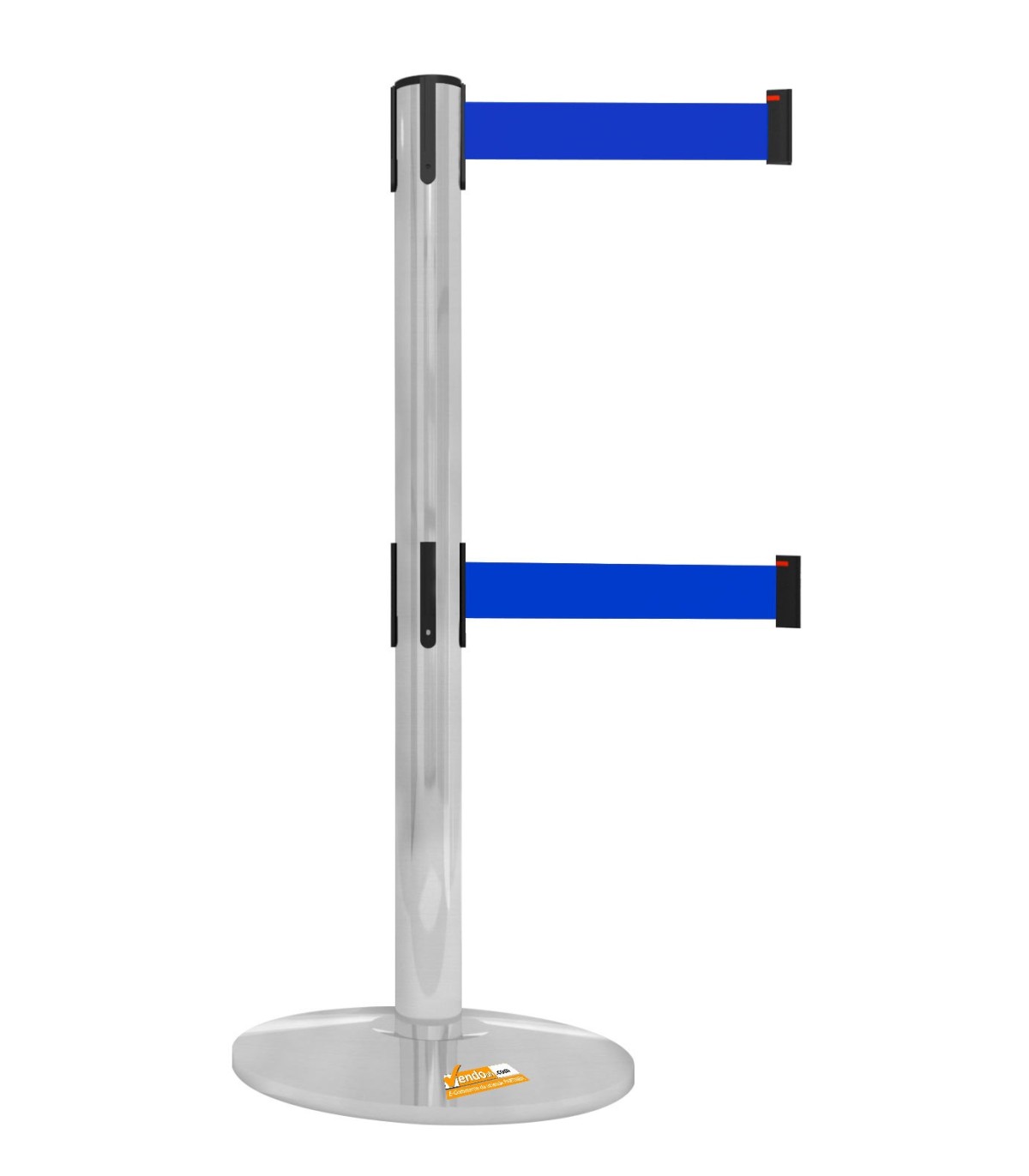 COLONNA COLONNINA DOPPIO NASTRO SEGNA PERCORSO CORSIA BLU-BLU