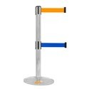 COLONNA COLONNINA DOPPIO NASTRO SEGNA PERCORSO CORSIA ARANCIO-BLU