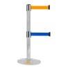 COLONNA COLONNINA DOPPIO NASTRO SEGNA PERCORSO CORSIA ARANCIO-BLU