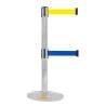 COLONNA COLONNINA DOPPIO NASTRO SEGNA PERCORSO CORSIA GIALLO-BLU