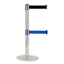 COLONNA COLONNINA DOPPIO NASTRO SEGNA PERCORSO CORSIA NERO-BLU