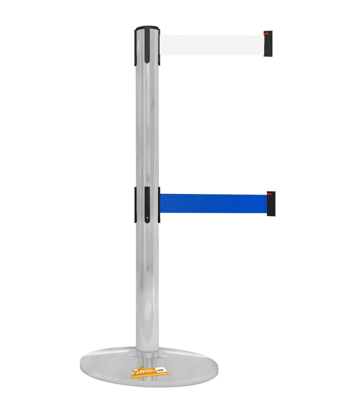 COLONNA COLONNINA DOPPIO NASTRO SEGNA PERCORSO CORSIA BIANCO-BLU