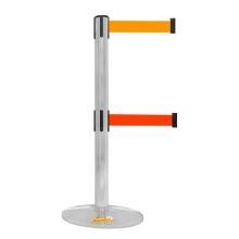 COLONNA COLONNINA DOPPIO NASTRO SEGNA PERCORSO CORSIA DELIMITA AREA ELIMINA CODE