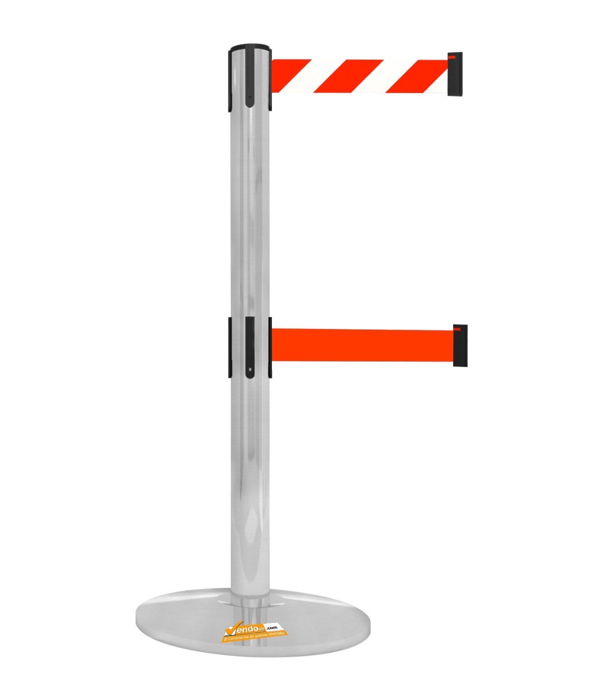 COLONNA COLONNINA DOPPIO NASTRO SEGNA PERCORSO CORSIA DELIMITA AREA ELIMINA CODE