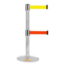 COLONNA COLONNINA DOPPIO NASTRO SEGNA PERCORSO CORSIA DELIMITA AREA ELIMINA CODE