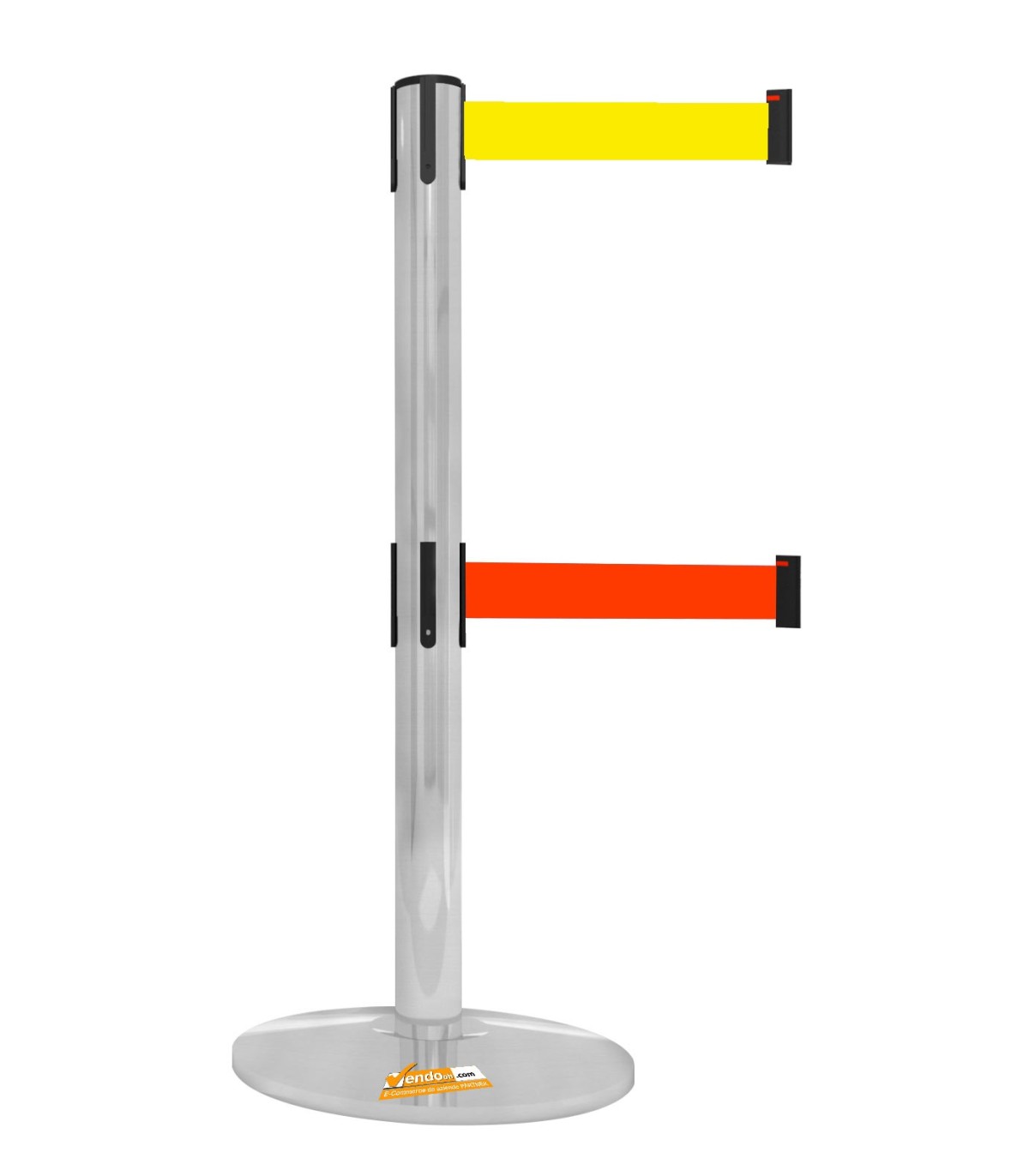 COLONNA COLONNINA DOPPIO NASTRO SEGNA PERCORSO CORSIA DELIMITA AREA ELIMINA CODE