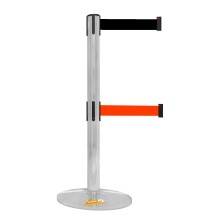 COLONNA COLONNINA DOPPIO NASTRO SEGNA PERCORSO CORSIA DELIMITA AREA ELIMINA CODE