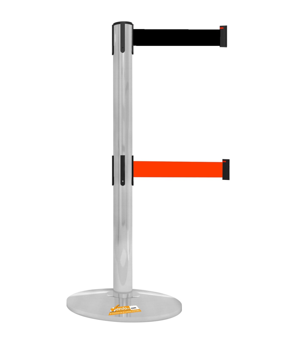 COLONNA COLONNINA DOPPIO NASTRO SEGNA PERCORSO CORSIA DELIMITA AREA ELIMINA CODE