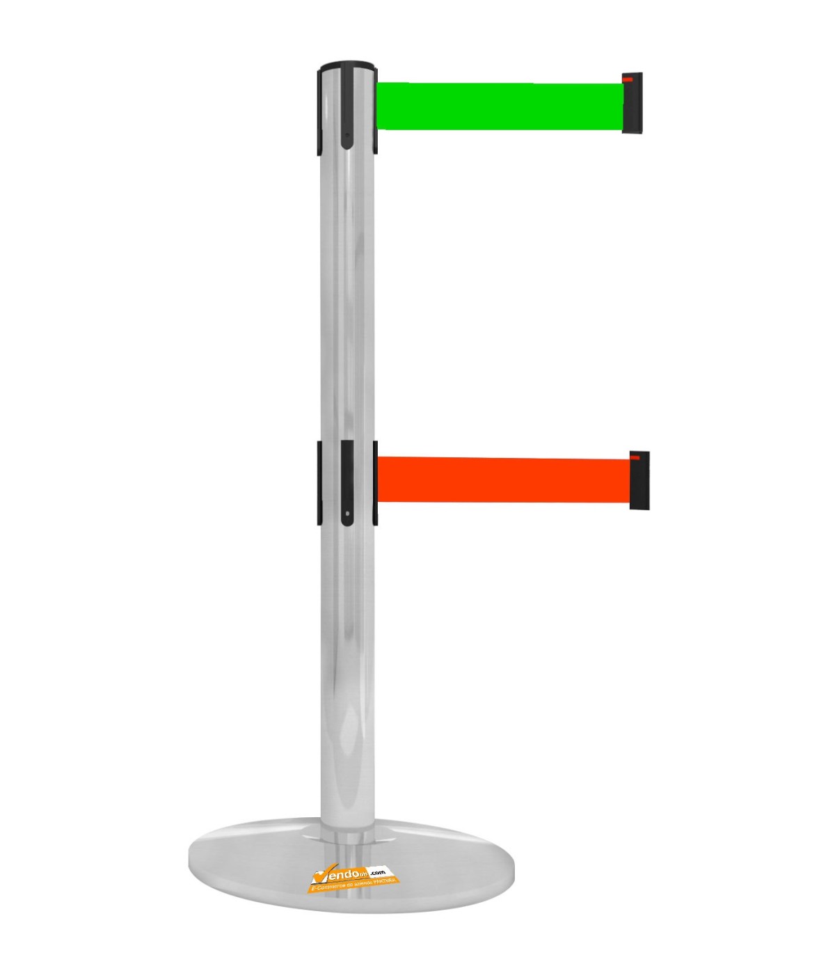 COLONNA COLONNINA DOPPIO NASTRO SEGNA PERCORSO CORSIA DELIMITA AREA ELIMINA CODE