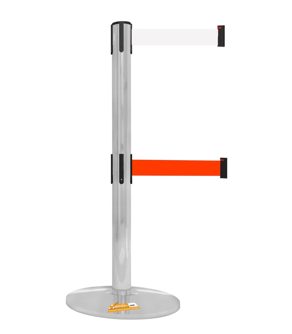COLONNA COLONNINA DOPPIO NASTRO SEGNA PERCORSO CORSIA DELIMITA AREA ELIMINA CODE