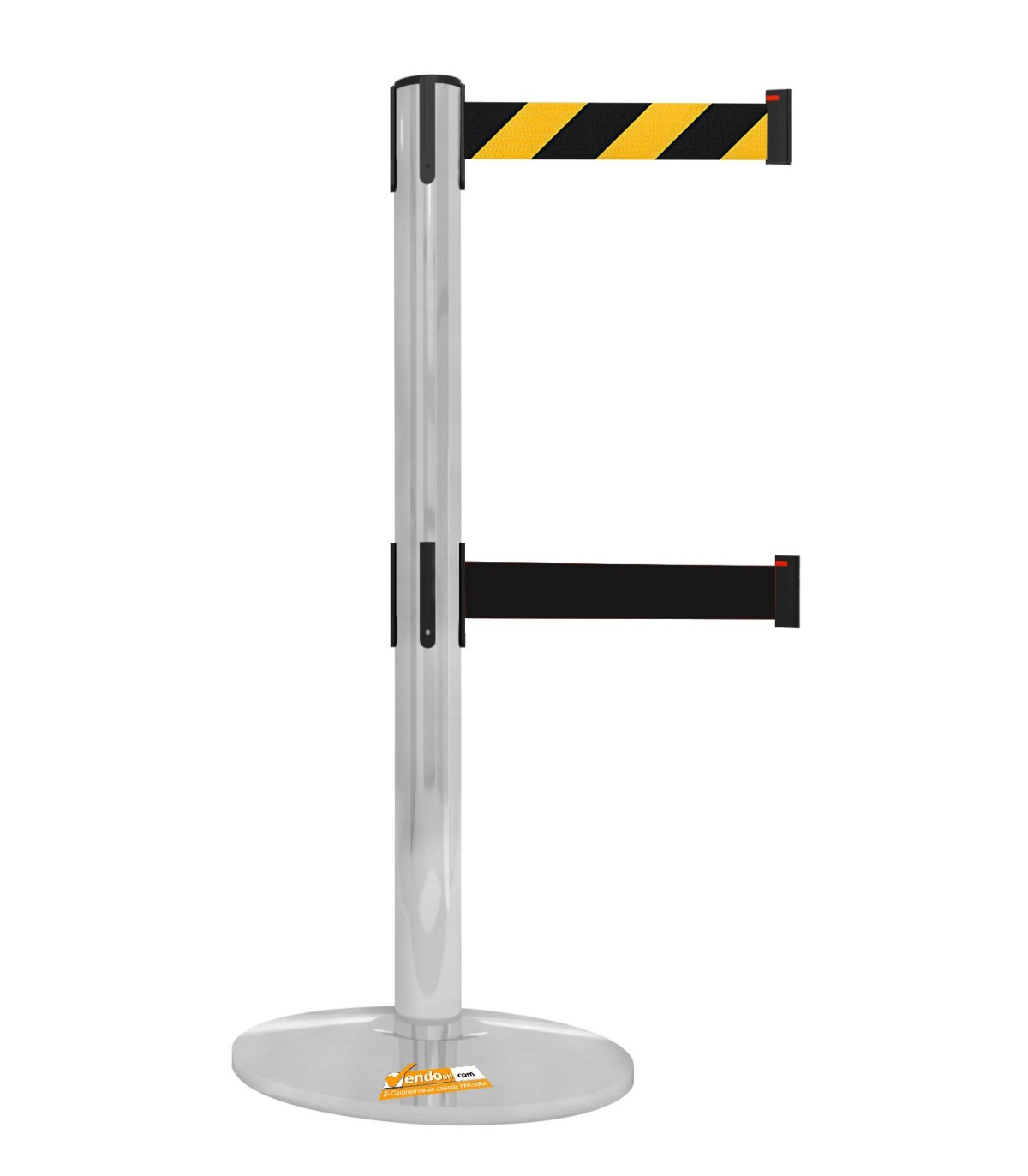 COLONNA COLONNINA DOPPIO NASTRO SEGNA PERCORSO CORSIA DELIMITA AREA ELIMINA CODE