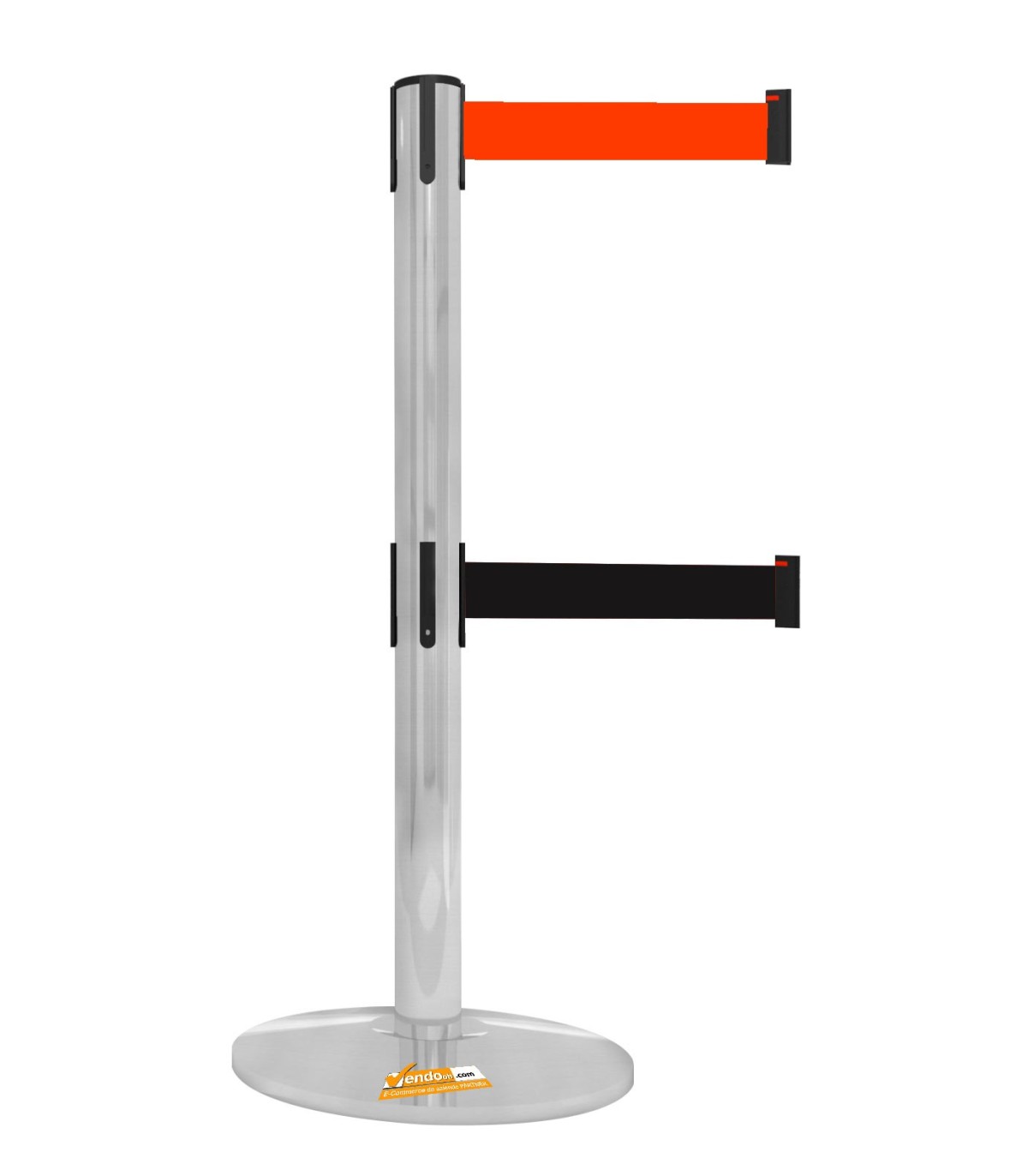 COLONNA COLONNINA DOPPIO NASTRO SEGNA PERCORSO CORSIA DELIMITA AREA ELIMINA CODE