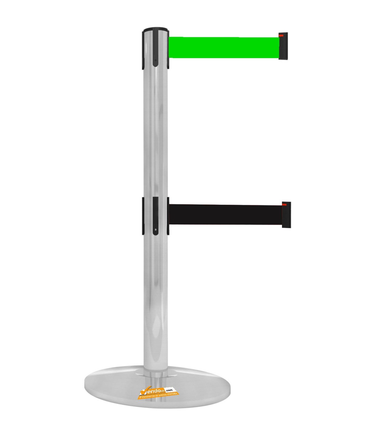 COLONNA COLONNINA DOPPIO NASTRO SEGNA PERCORSO CORSIA DELIMITA AREA ELIMINA CODE