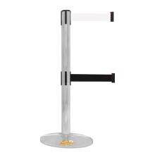 COLONNA COLONNINA DOPPIO NASTRO SEGNA PERCORSO CORSIA DELIMITA AREA ELIMINA CODE