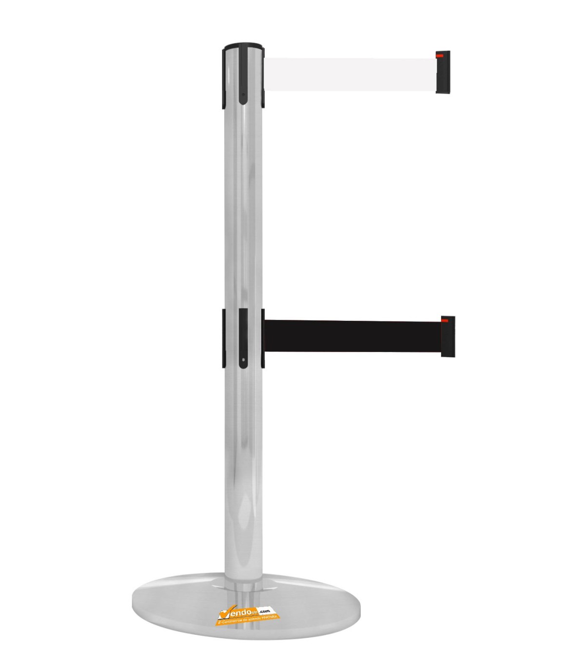 COLONNA COLONNINA DOPPIO NASTRO SEGNA PERCORSO CORSIA DELIMITA AREA ELIMINA CODE