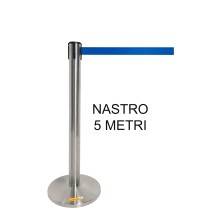 COLONNA COLONNINA A NASTRO 5 METRI SEGNA PERCORSO DELIMITA AREA FILA AEROPORTO