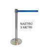 COLONNA COLONNINA A NASTRO 5 METRI SEGNA PERCORSO DELIMITA AREA FILA AEROPORTO