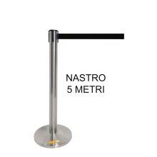 COLONNA COLONNINA A NASTRO 5 METRI SEGNA PERCORSO DELIMITA AREA FILA AEROPORTO