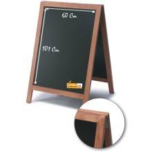 ESPOSITORE CAVALLETTO LAVAGNA IN LEGNO PER GESSI GESSETTI MENU' BAR RISTORANTE