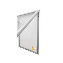 BACHECA ILLUMINATA ESPOSITORE PER ESTERNI CON LUCE A LED VETRO TEMPRATO