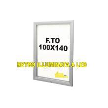 BACHECA ILLUMINATA ESPOSITORE PER ESTERNI CON LUCE A LED VETRO TEMPRATO