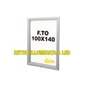 BACHECA RETROILLUMINATA 70X100 O 100X140 PER ESTERNI LUCE A LED VETRO TEMPRATO