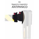 AGGANCIO MAGNETICO ANTIPANICO PER COLONNINA A NASTRO SEGNA PERCORSO TENDIFLEX